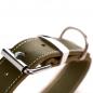 Preview: Hunter Collar Aalborg Special Leather/Olive Green